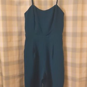 Emerald green jumpsuit